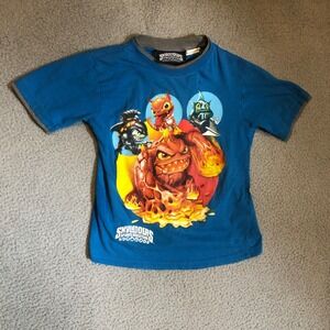 2011 Skylanders Spyros Adventure Tee Kids M 5/6 Blue Graphic T-Shirt